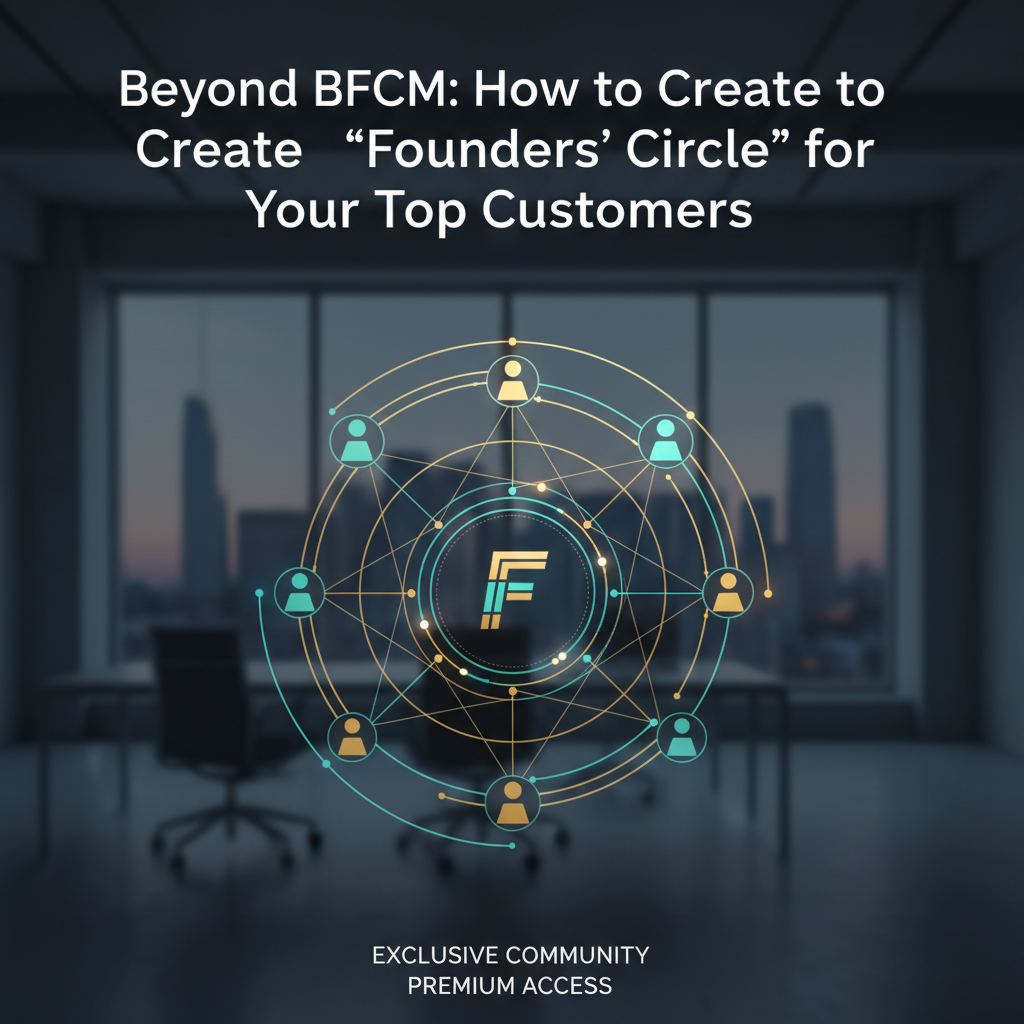 Featured image for Beyond BFCM: How to Create a 'Founders' Circle' for Your Top Customers