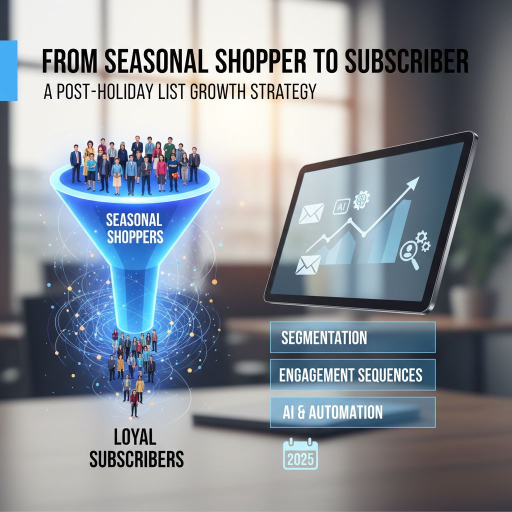 From Seasonal Shopper to Subscriber: A Post-Holiday List Growth Strategy