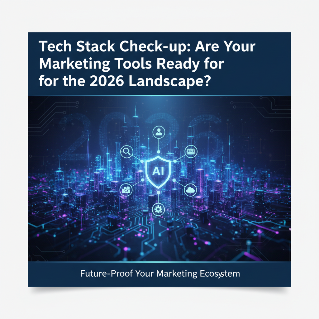Tech Stack Check-up: Are Your Marketing Tools Ready for the 2026 Landscape?